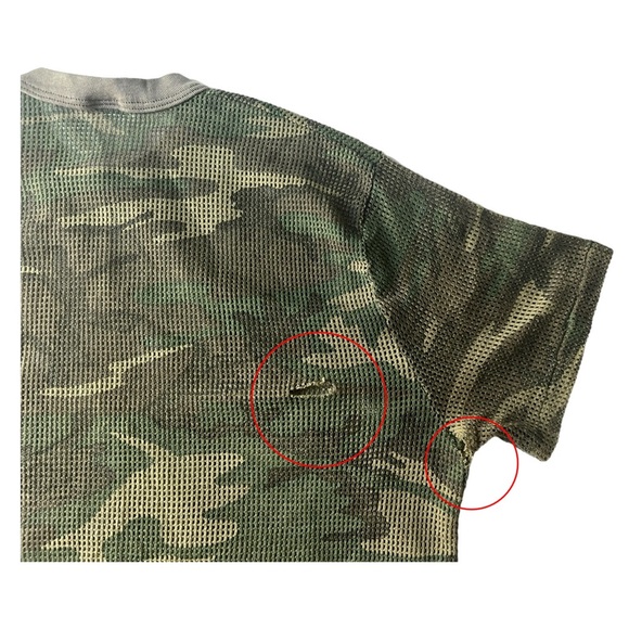 Vintage Camouflage Mesh Tee - Picture 4 of 6